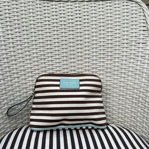 Henri Bendel Signature Stripe Makeup Bag